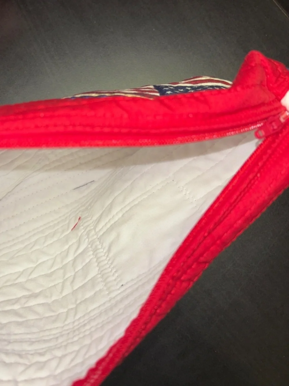 American Flag Cosmetic Bag - Great for Travel